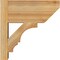 Ekena Millwork Balboa Slat Rough Sawn Outlooker, Western Red Cedar, 8"W x 16"D x 16"H OUT08X16X16BOA06RWR - alternate 4